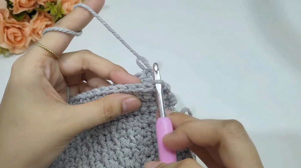 Super Crochet Ribbed Bag Pattern 4