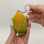 Sweet Crochet Corn Keychain Pattern 6