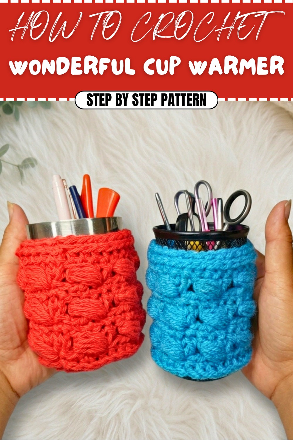 Wonderful Crochet Cup Warmer Pattern (1)