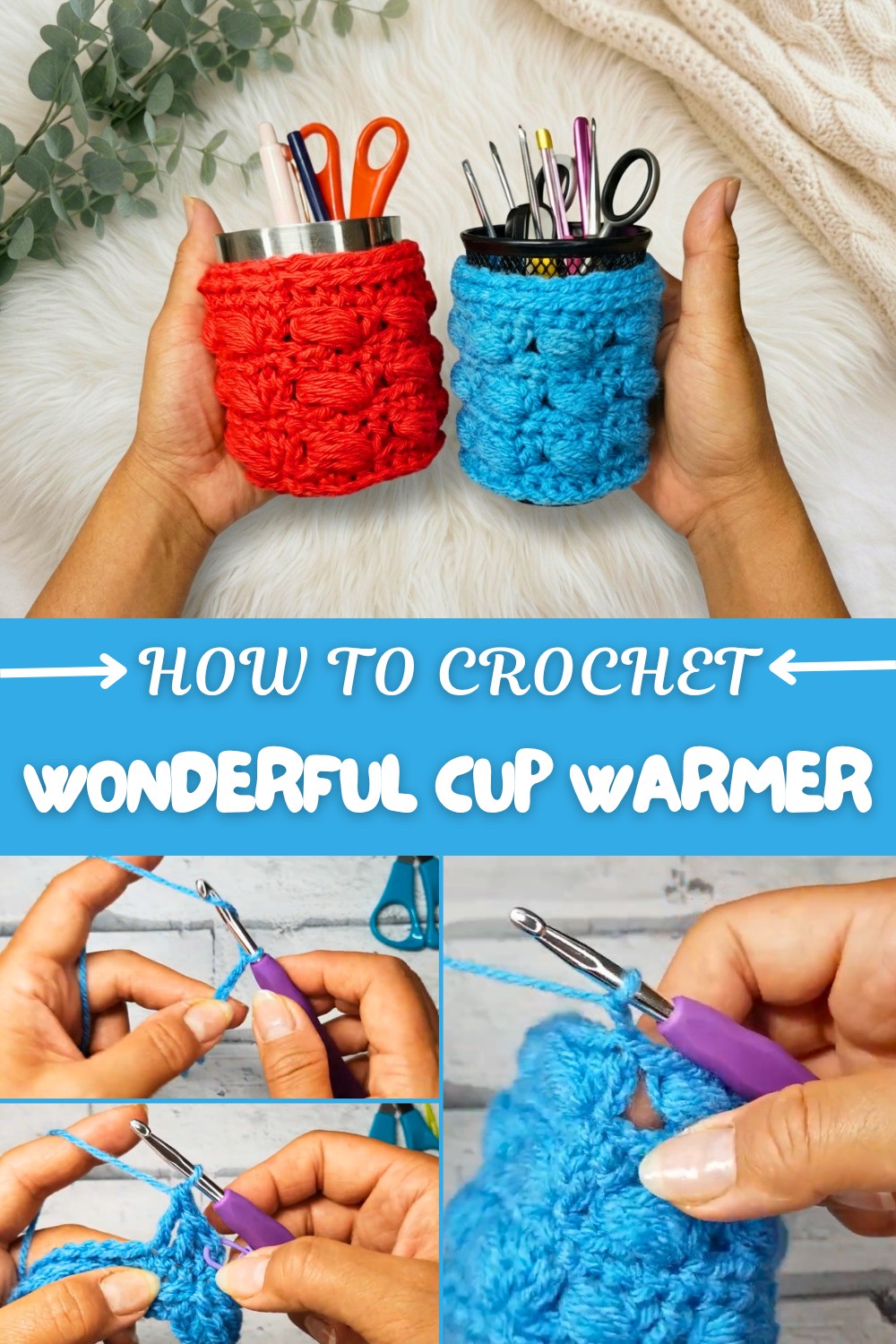 Wonderful Crochet Cup Warmer Pattern