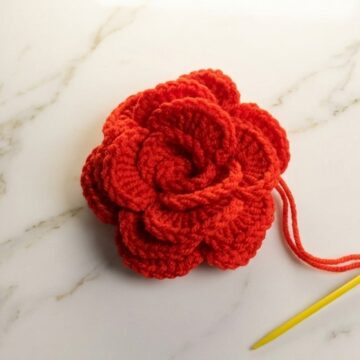 Wonderful Crochet Rose Pattern 5