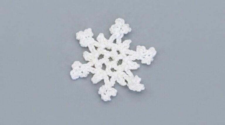Beautiful Crochet Snowflake Pattern 5