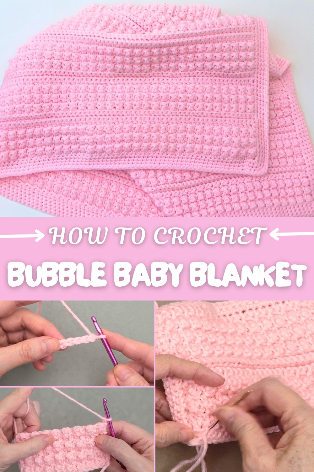 Crochet Bubble Baby Blanket Pattern