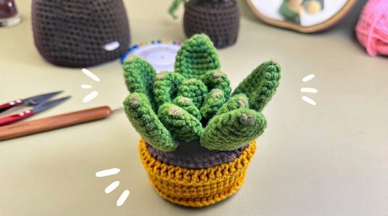 Crochet Cactus Amigurumi Pattern 7