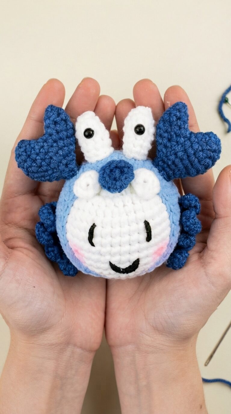 Crochet Cancer Zodiac Doll Pattern 7
