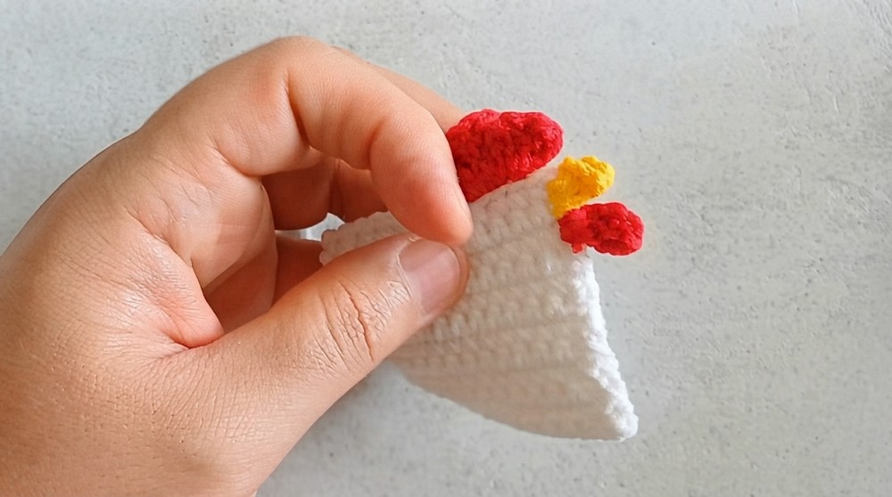 Crochet Chicken Keychains Pattern 5