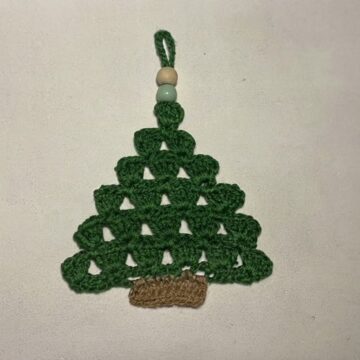 Crochet Christmas Tree Ornament Pattern 6