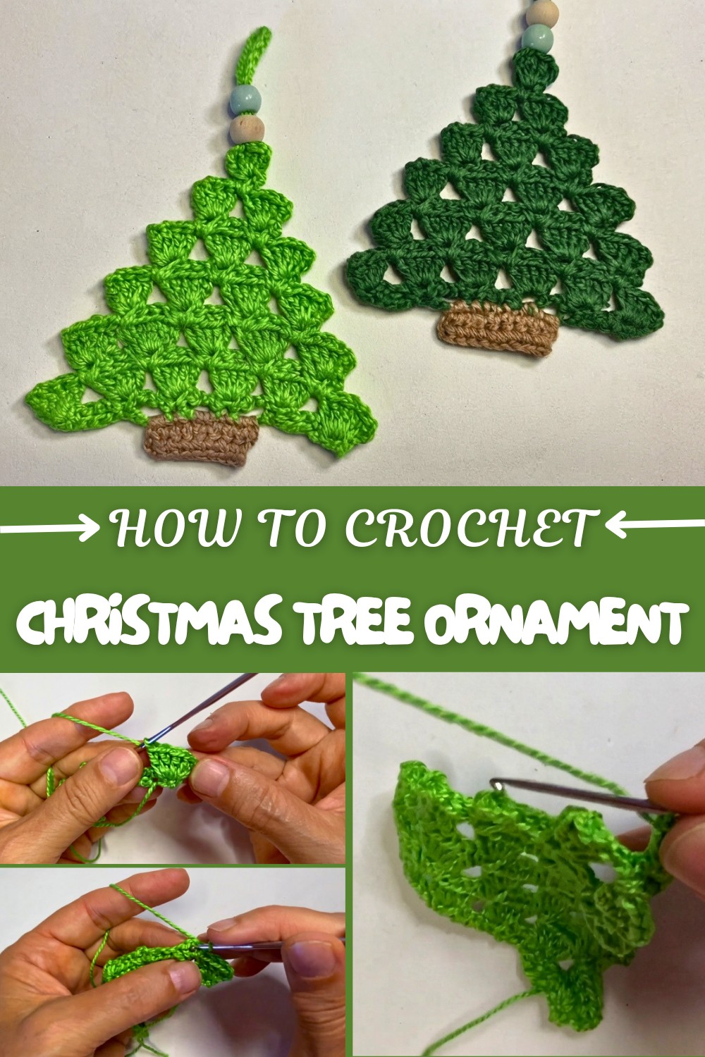 Crochet Christmas Tree Ornament Pattern