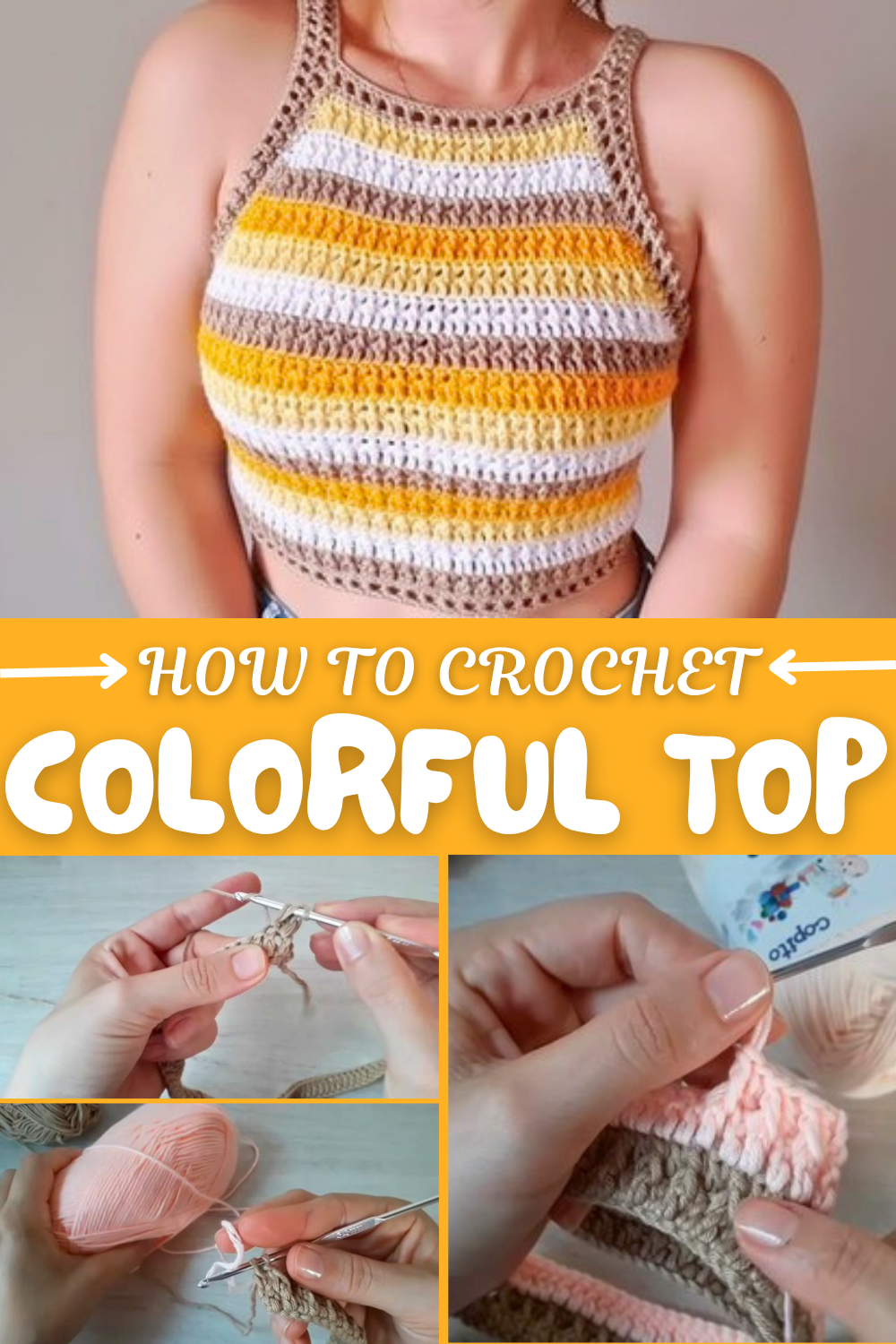 Crochet Colorful Top