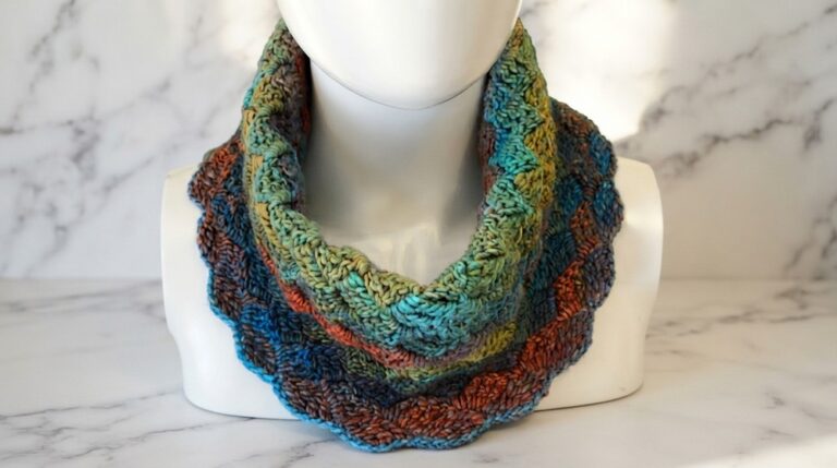 Crochet Cowl Neck Warmer Pattern 6