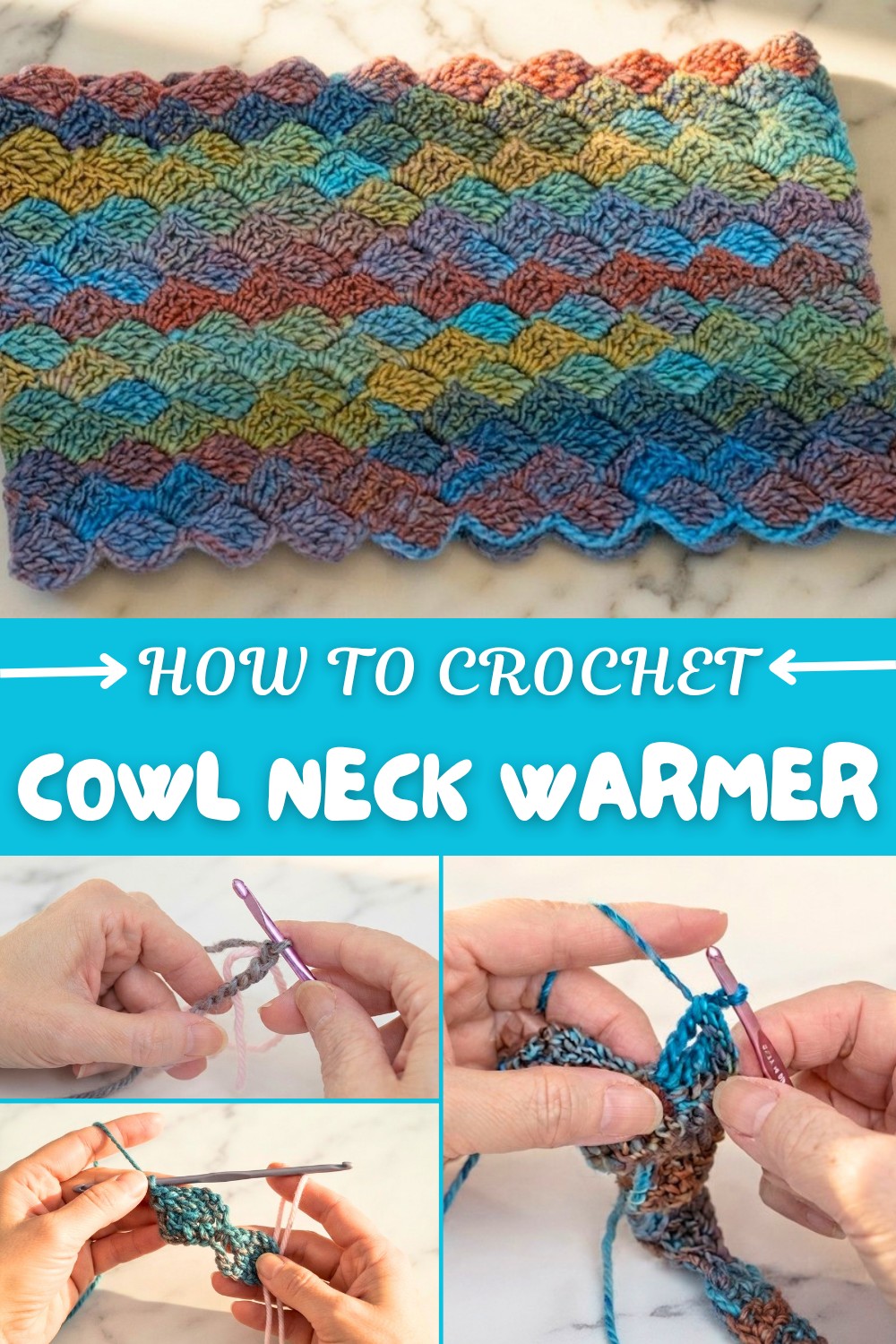 Crochet Cowl Neck Warmer Pattern