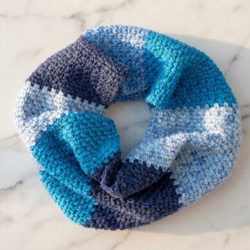 Crochet Cowl Neck Warmer Scarf Pattern 5