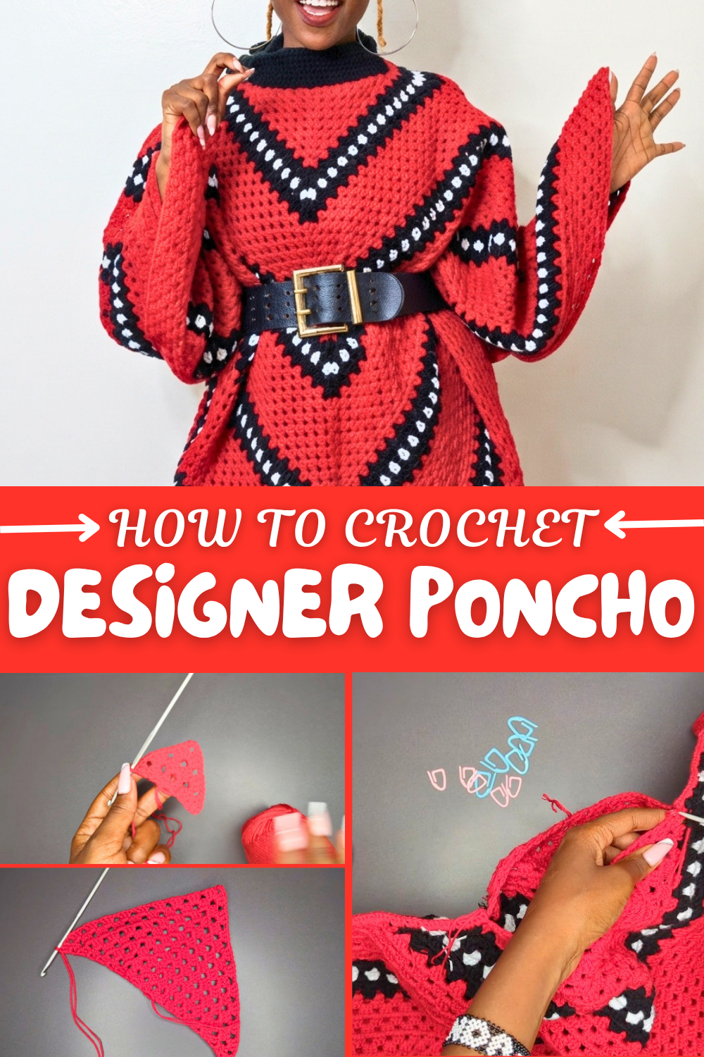 Crochet Designer Poncho