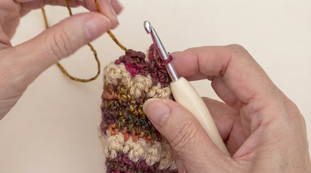 Crochet Fingerless Gloves Pattern 5