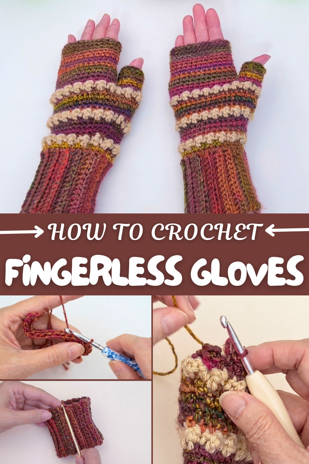Crochet Fingerless Gloves Pattern