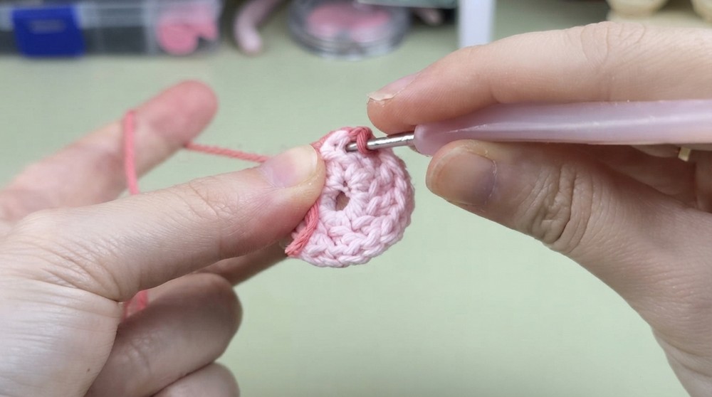 Crochet Floral Drawstring Pouch Pattern 2