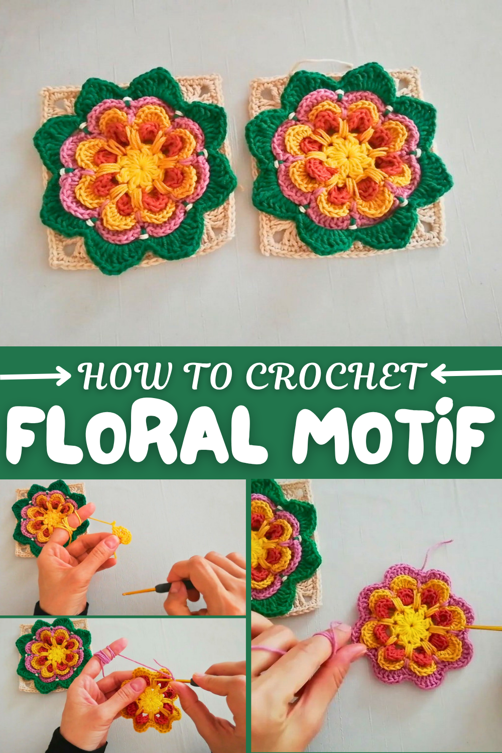 Crochet Floral Motif