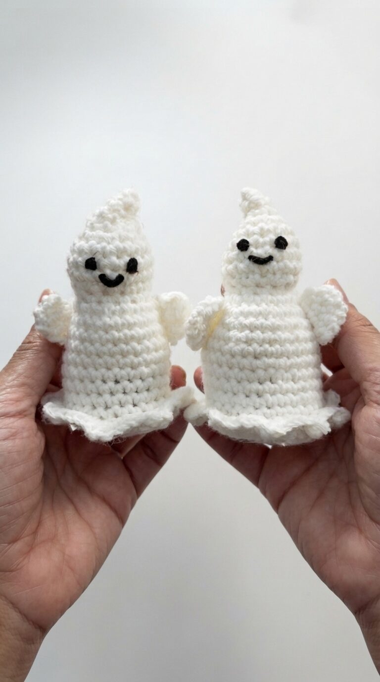 Crochet Ghost Amigurumi Pattern 7