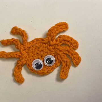Crochet Halloween Spider Pattern 5