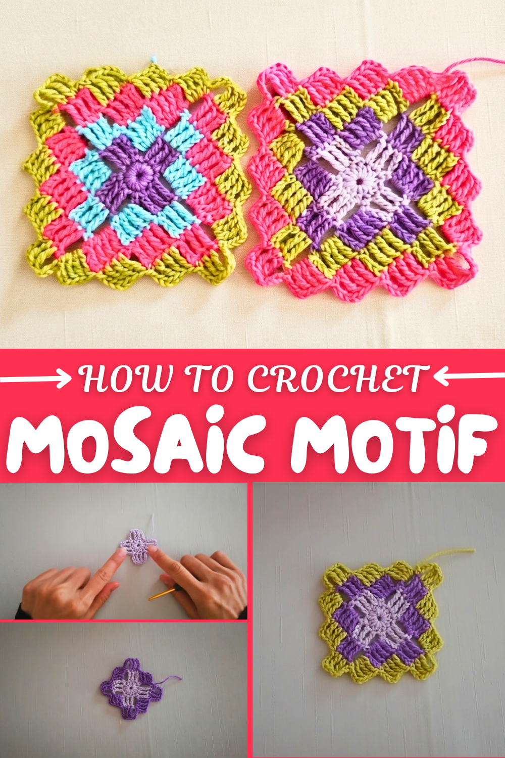 Crochet Mosaic Motif