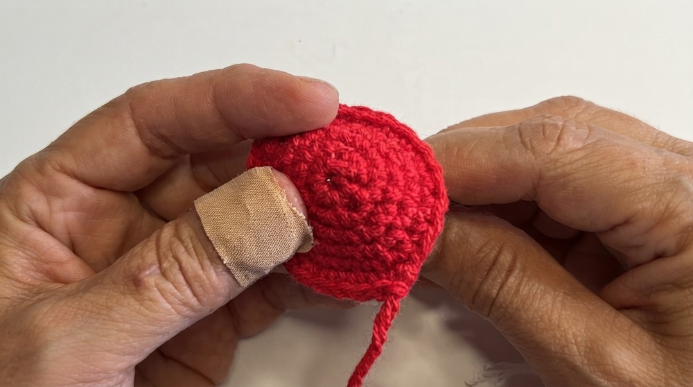 Crochet Mushroom Keychain Pattern 5