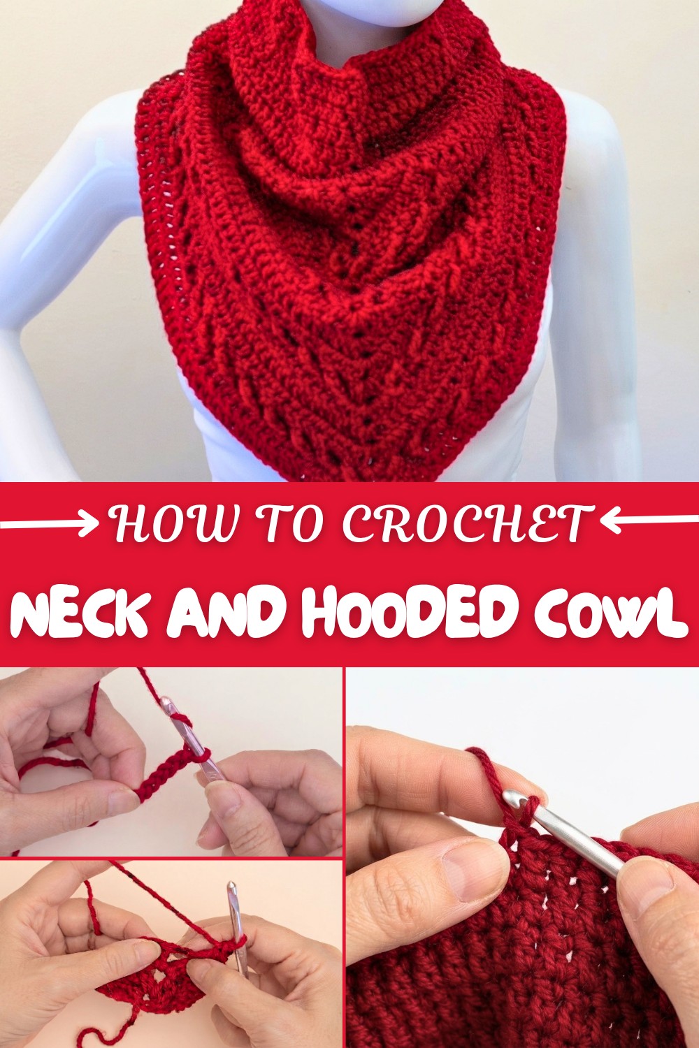 Crochet Neck And Hooded Cowl Pattern