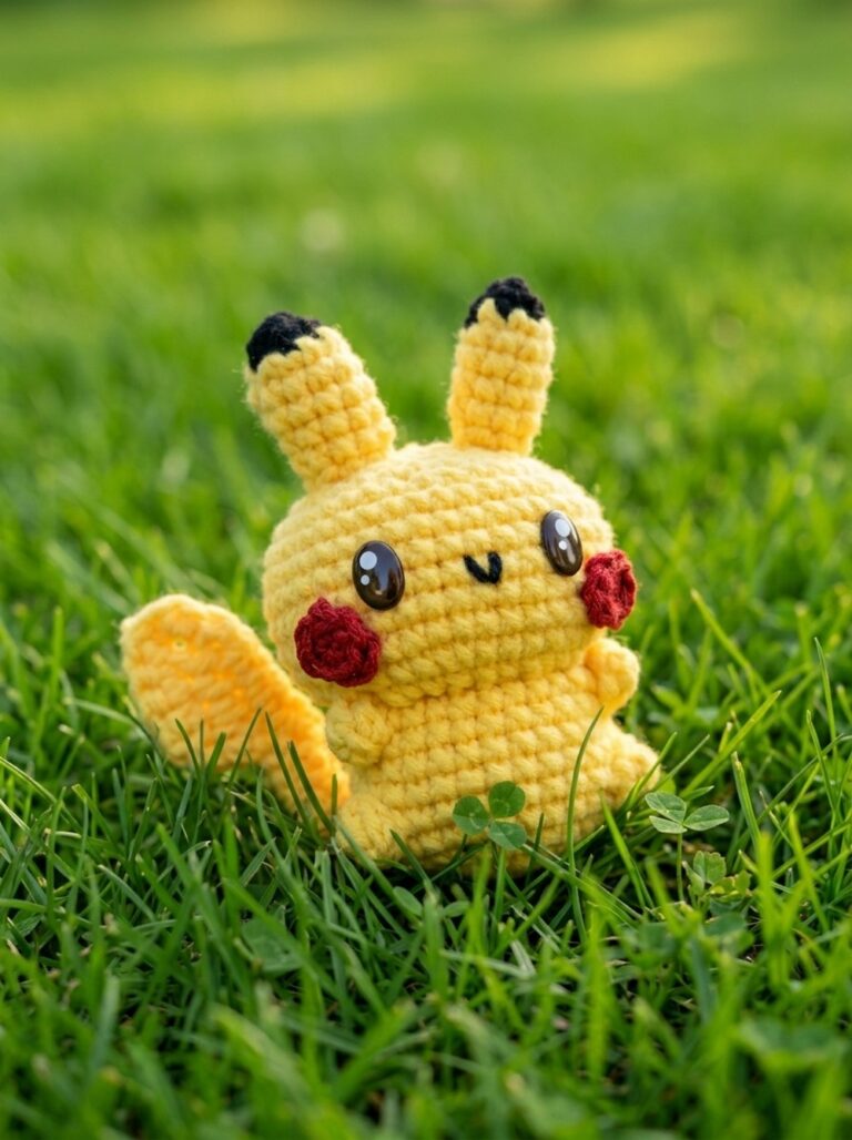 Crochet Pikachu Pokemon Pattern 7
