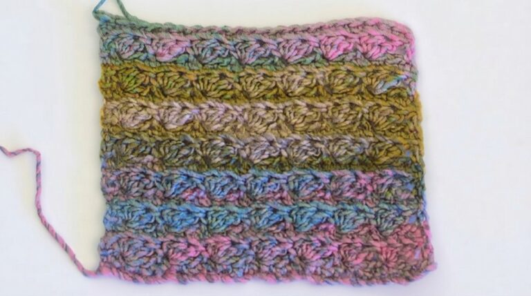 Crochet Sedge Stitch Baby Blanket Pattern 7