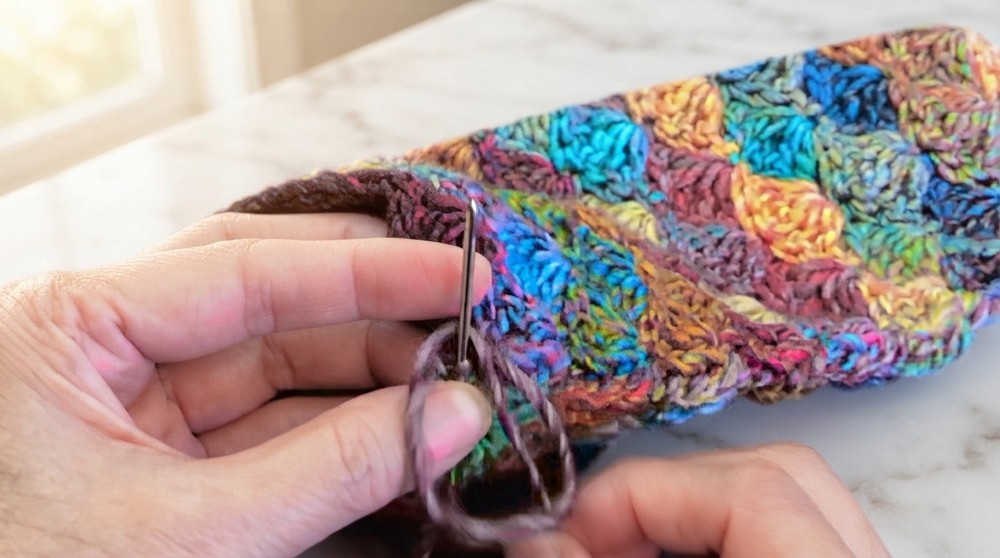 Crochet Shell Stitch Cowl Pattern 5