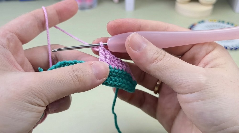 Crochet Small Colorful Bag Pattern 3