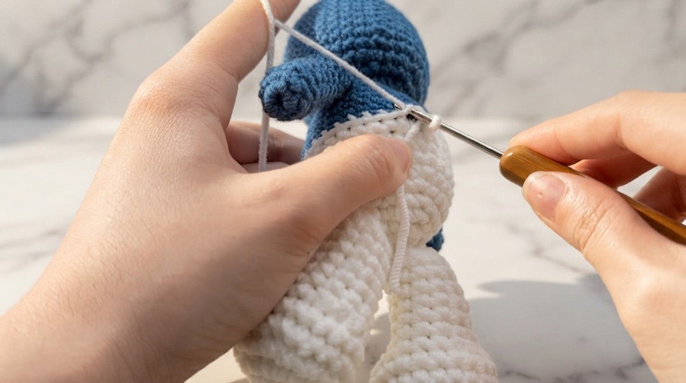 Crochet Smurf Amigurumi Pattern 7
