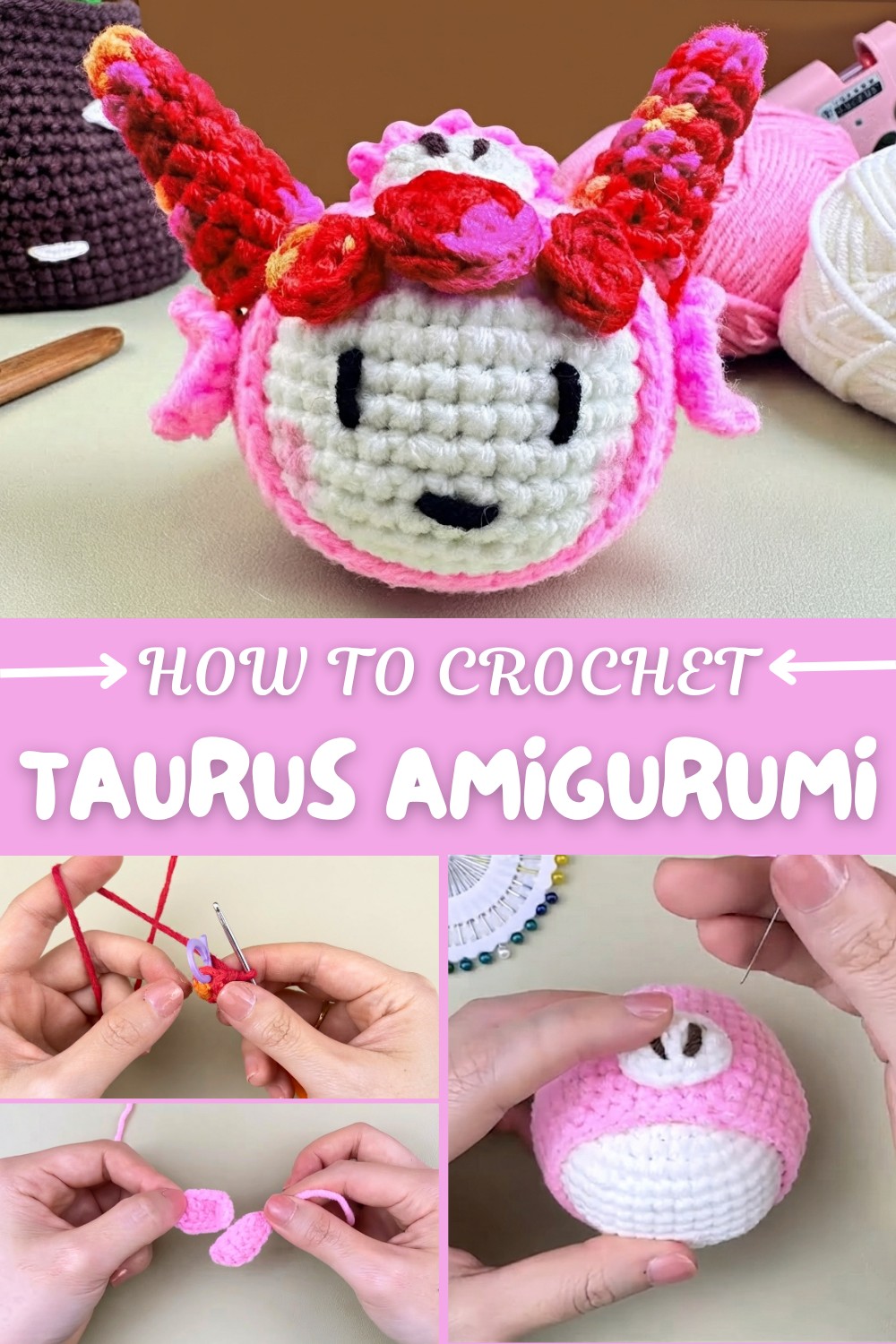 Crochet Taurus Amigurumi Pattern
