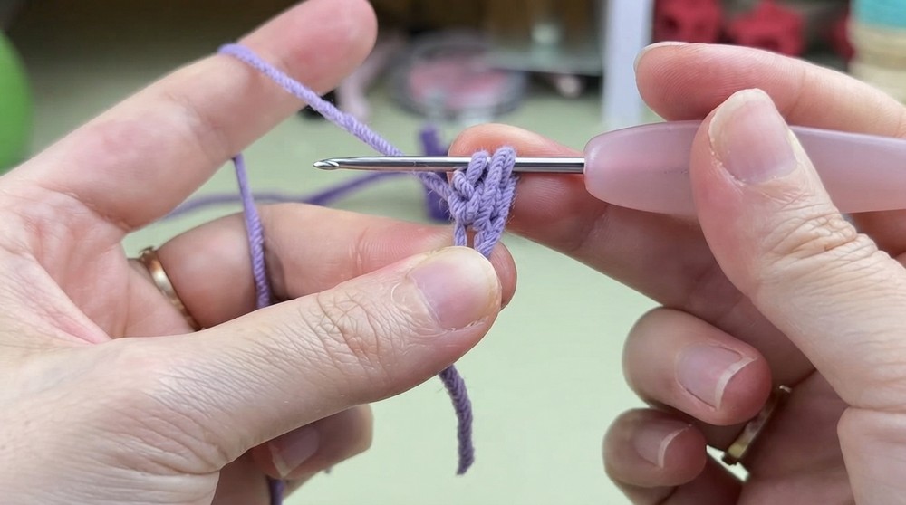 Crochet Wisteria Hanging Basket Pattern 1