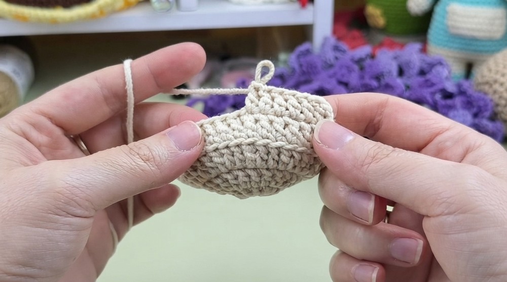 Crochet Wisteria Hanging Basket Pattern 5