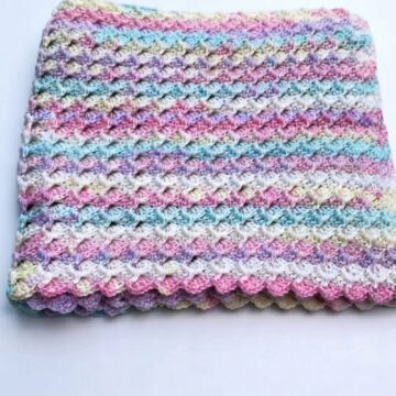 Cute Crochet Baby Blanket Pattern 6
