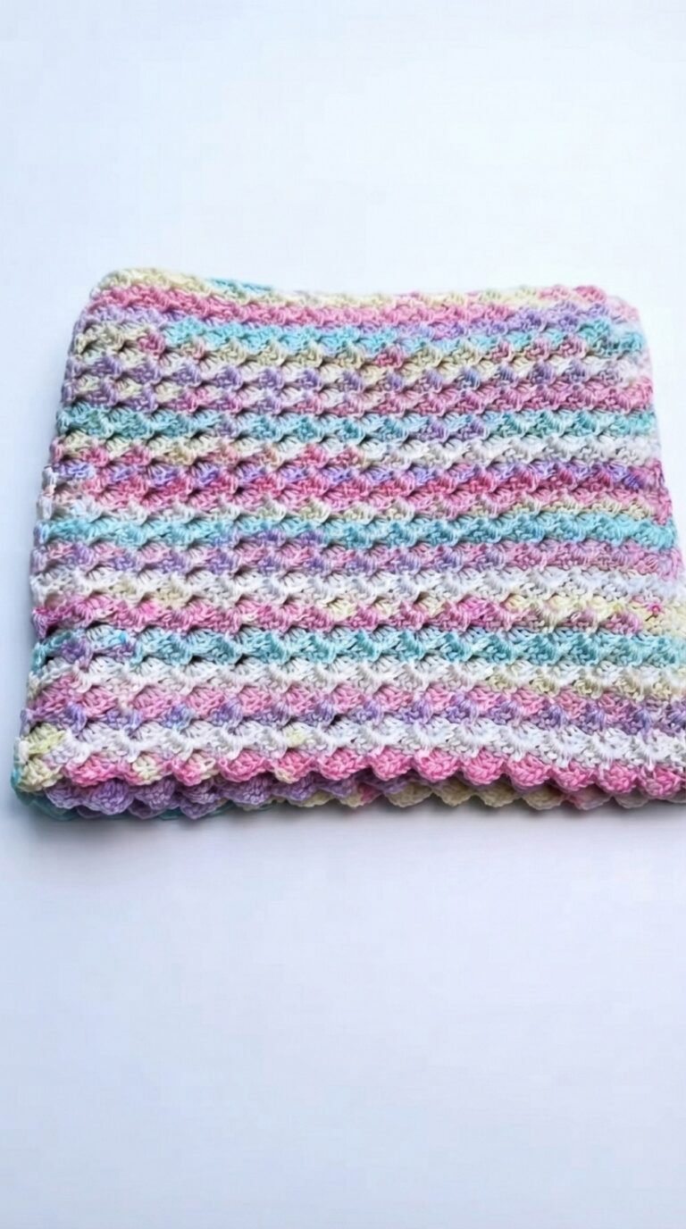 Cute Crochet Baby Blanket Pattern 6