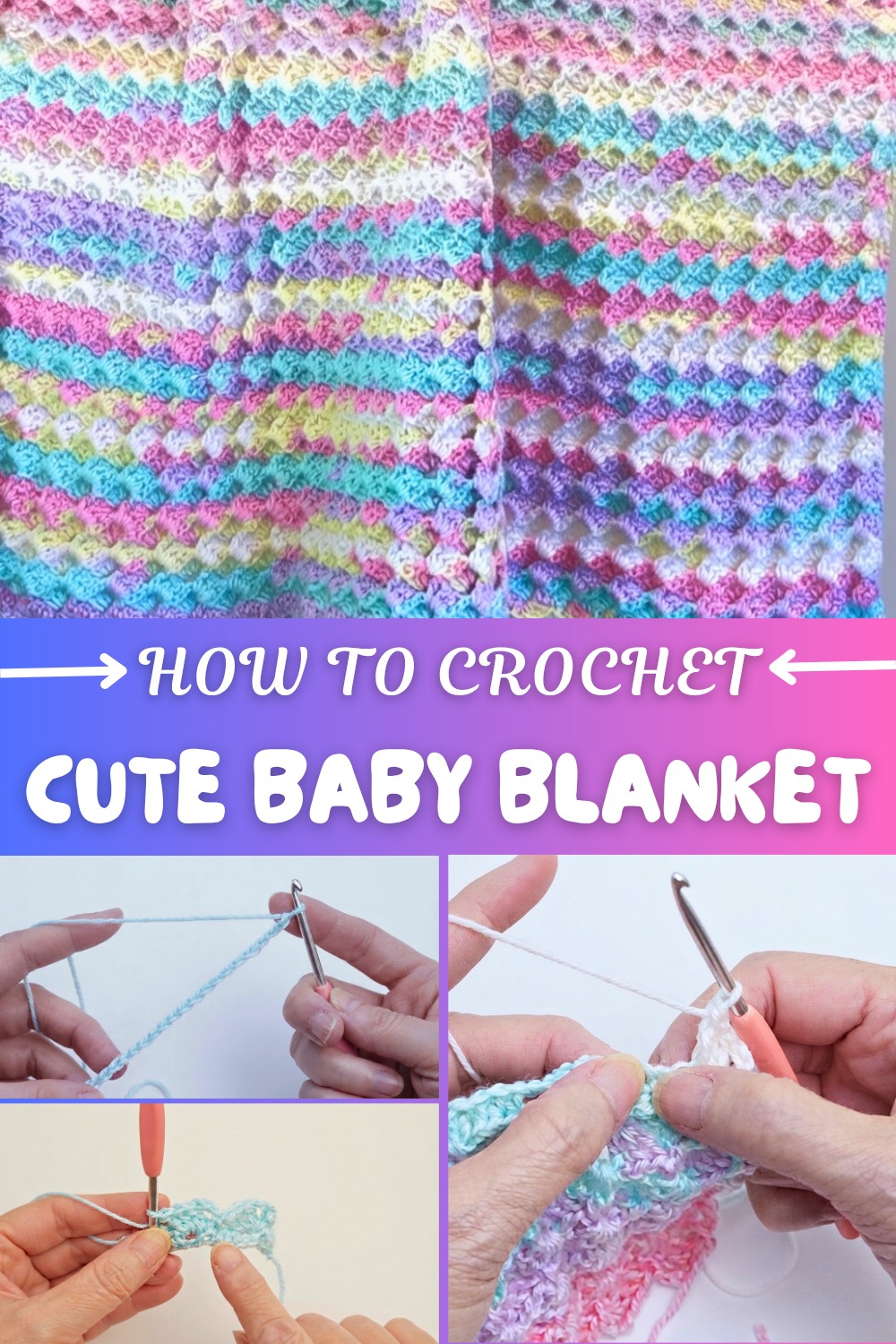 Cute Crochet Baby Blanket Pattern