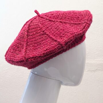 Cute Crochet French Beret Pattern 6