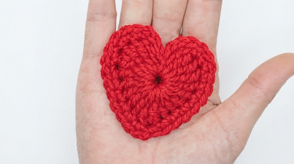 Cute Crochet Heart Ornaments Pattern 5