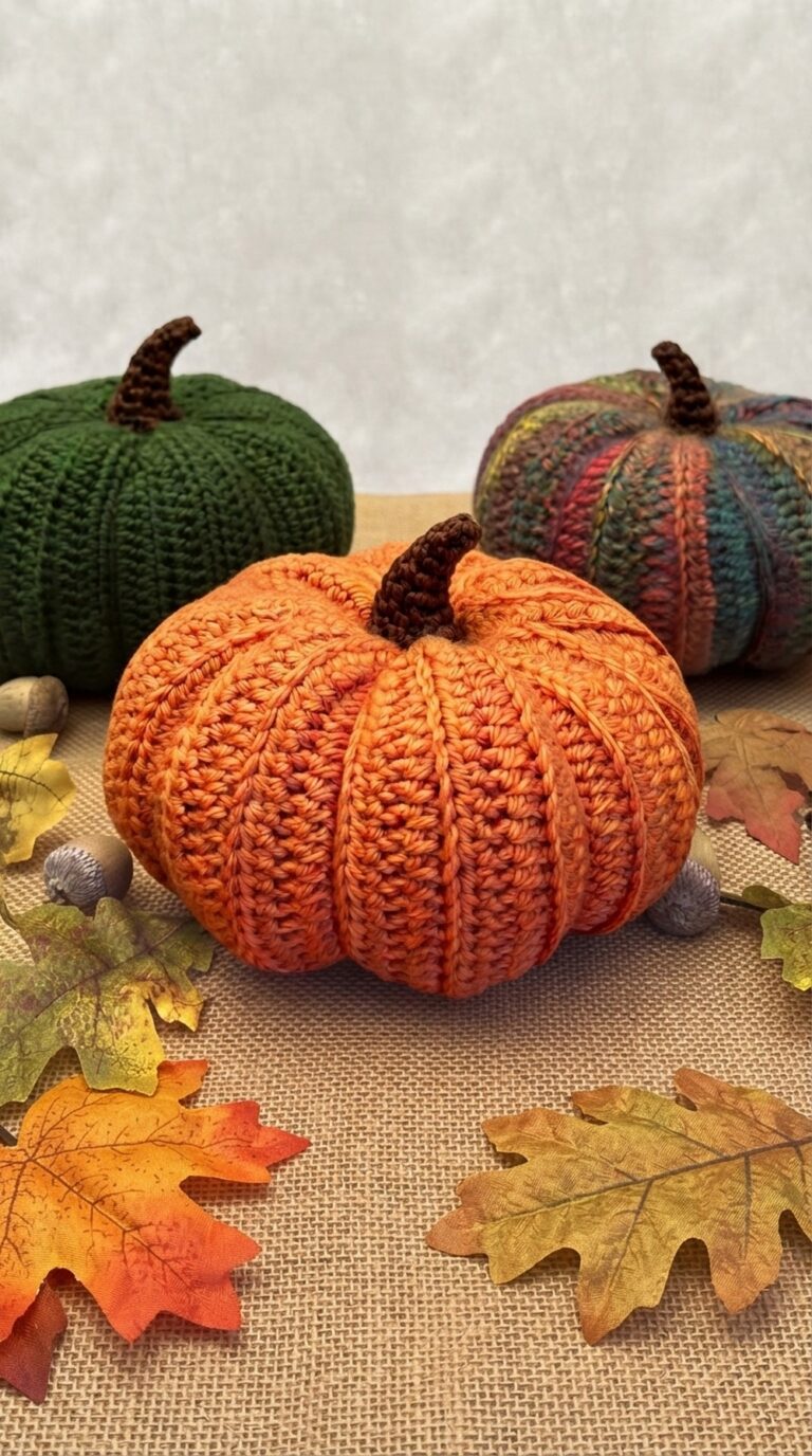 Cute Crochet Pumpkins Amigurumi Pattern 8