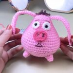 Easy Crochet Flying Pig Pattern 8