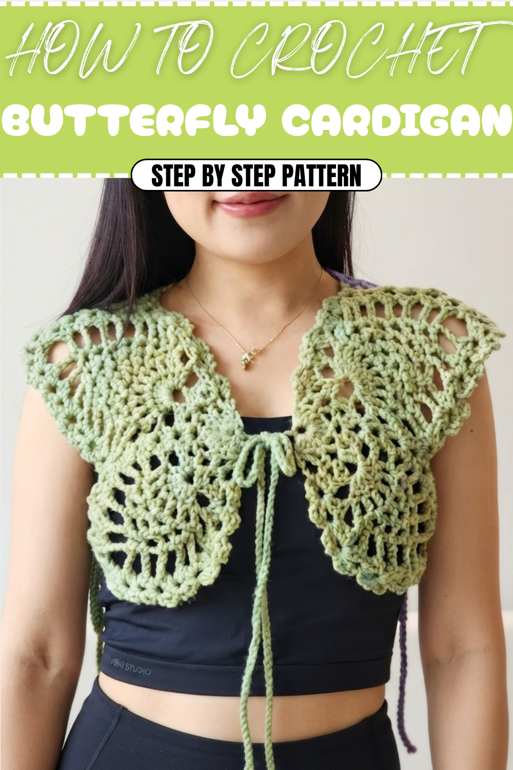 Crochet Butterfly Cardigan