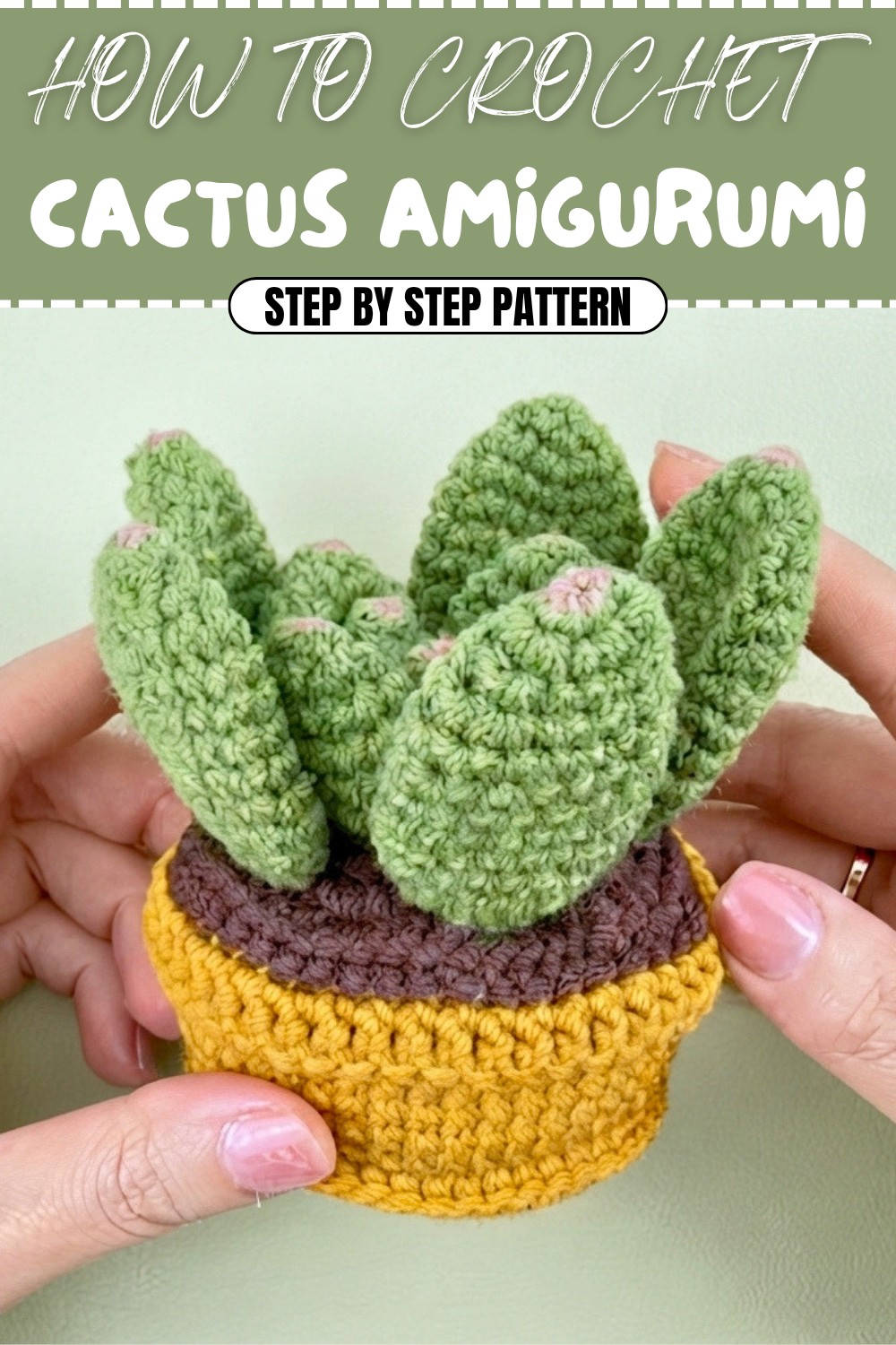 Free Crochet Cactus Amigurumi Pattern