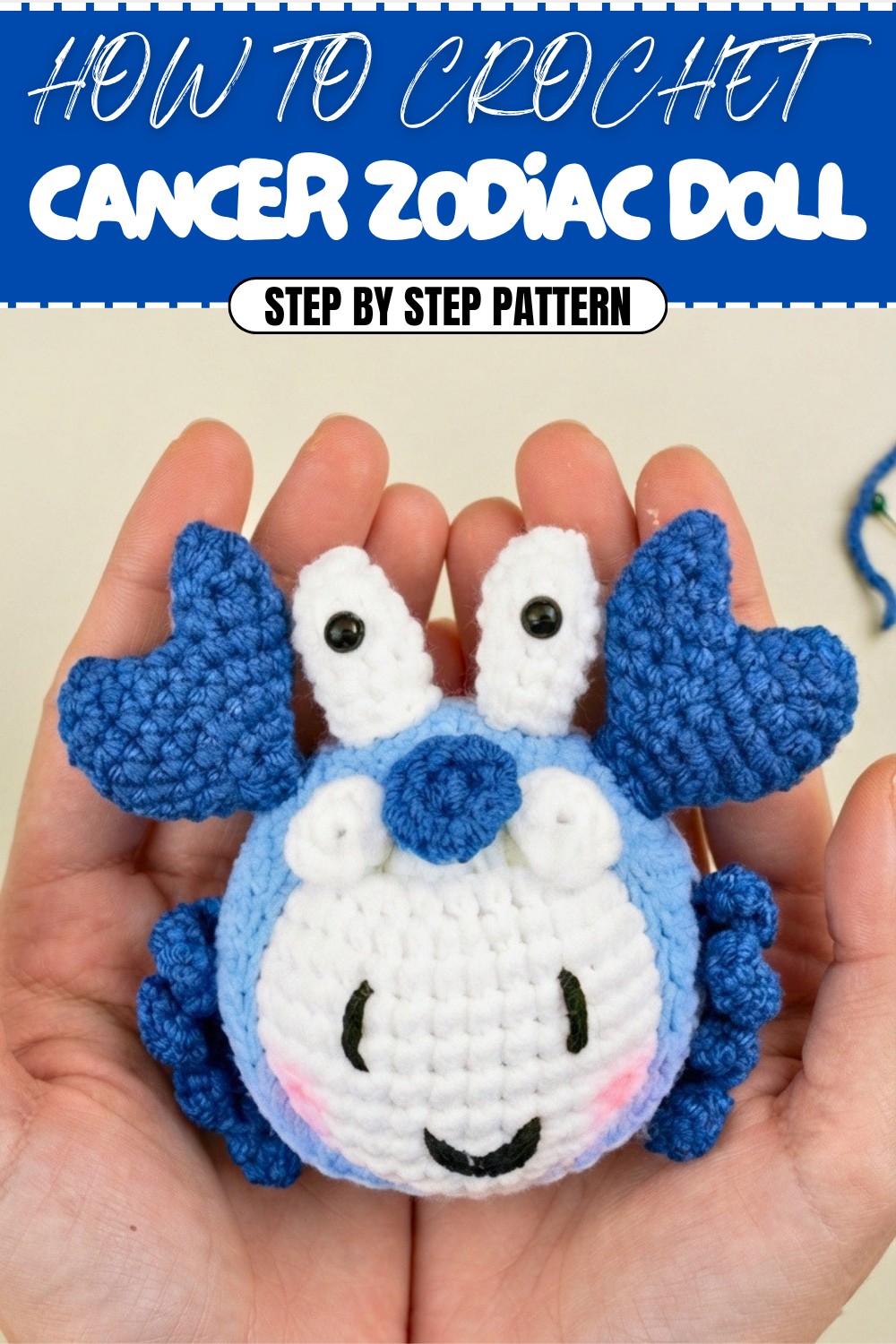 Free Crochet Cancer Zodiac Doll Pattern