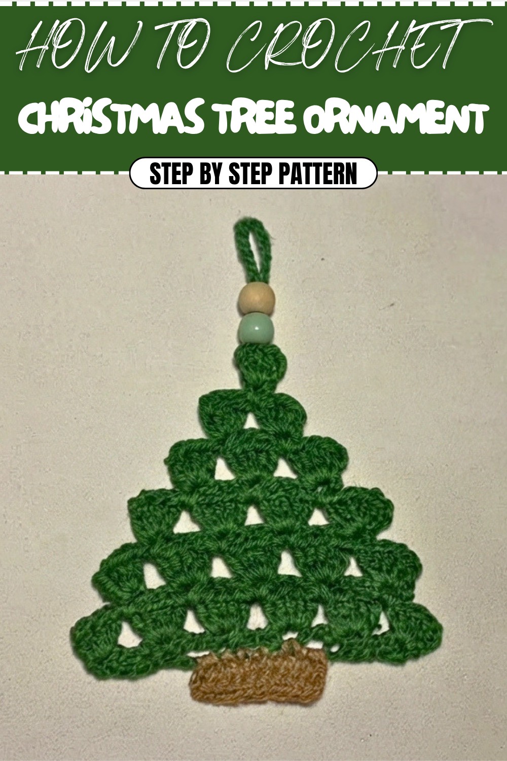 Free Crochet Christmas Tree Ornament Pattern