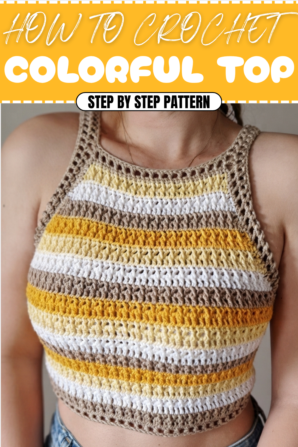 Free Crochet Colorful Top