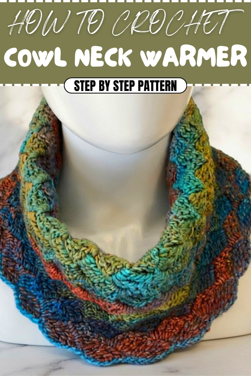 Free Crochet Cowl Neck Warmer Pattern
