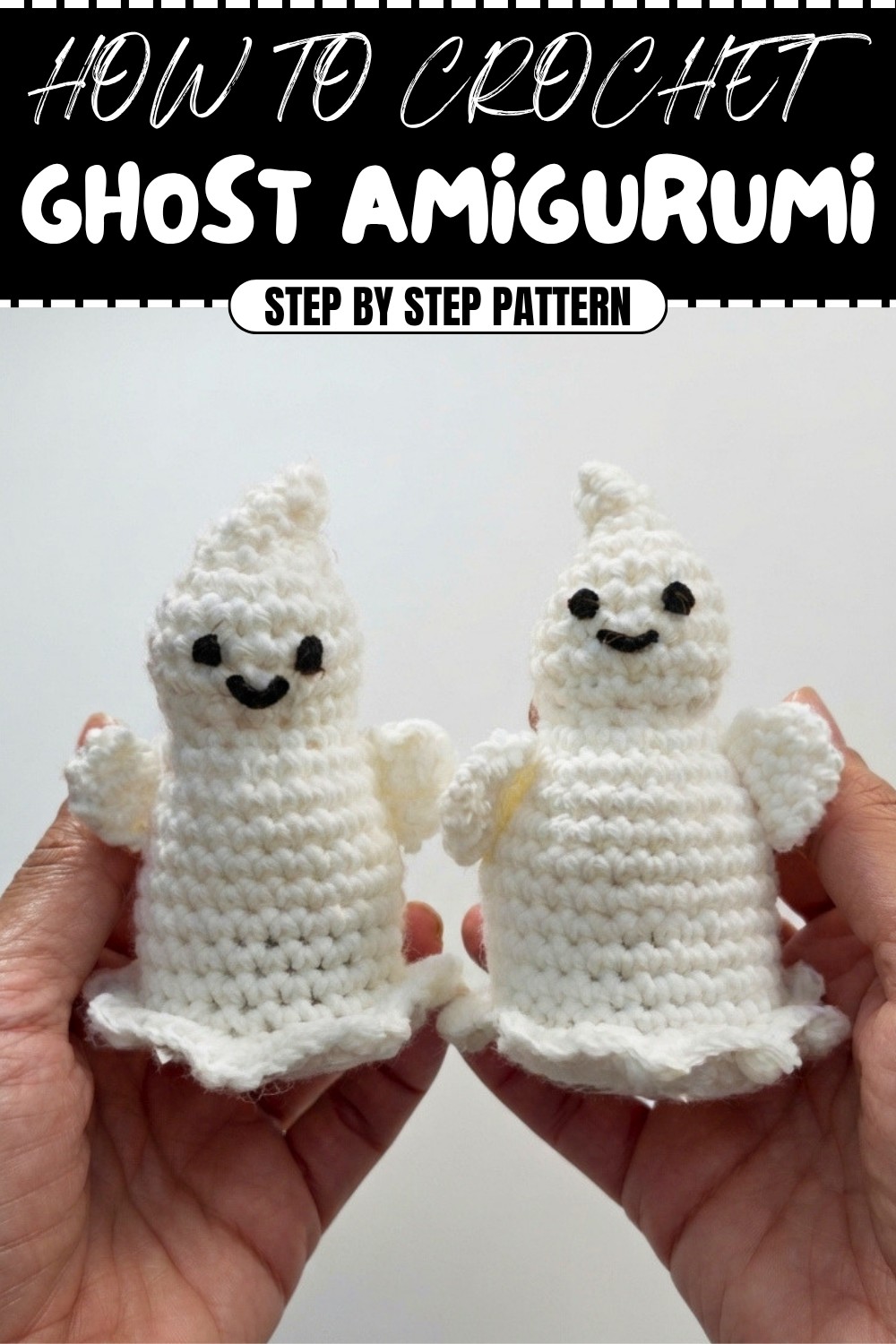 Free Crochet Ghost Amigurumi Pattern