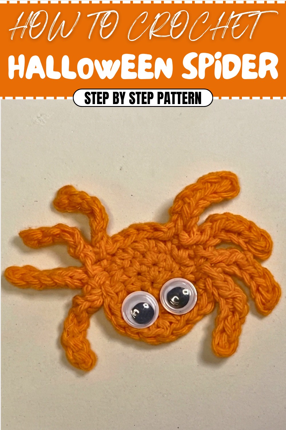 Free Crochet Halloween Spider Pattern