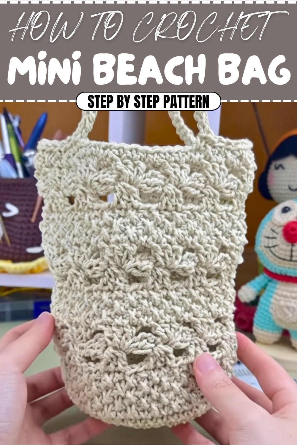 Free Crochet Mini Beach Bag Pattern
